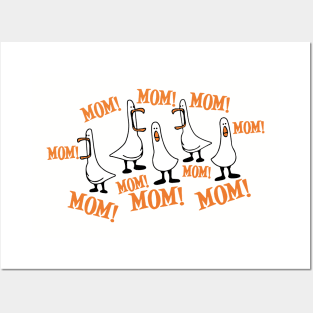 Mom Mom Mom Mom And Mom Posters and Art